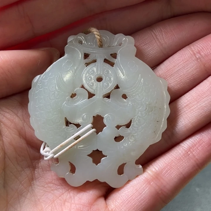 和田玉挂件未镶嵌美*