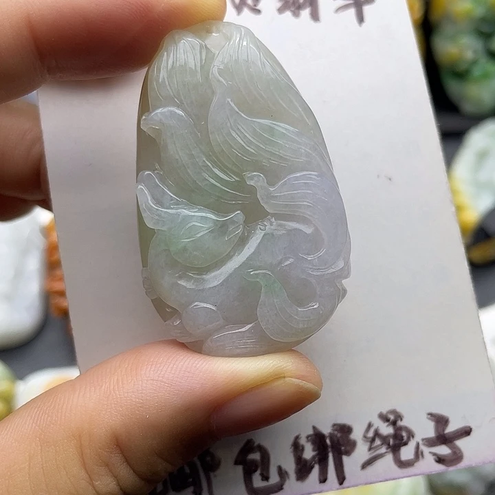 颈饰未镶嵌翡翠天然翡翠