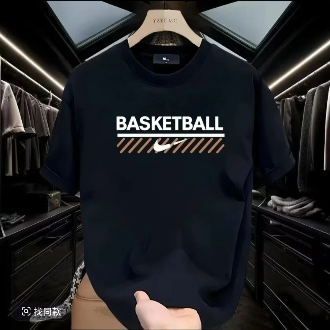 【一折粉丝福利】夏季潮牌男女同款百搭圆领T恤