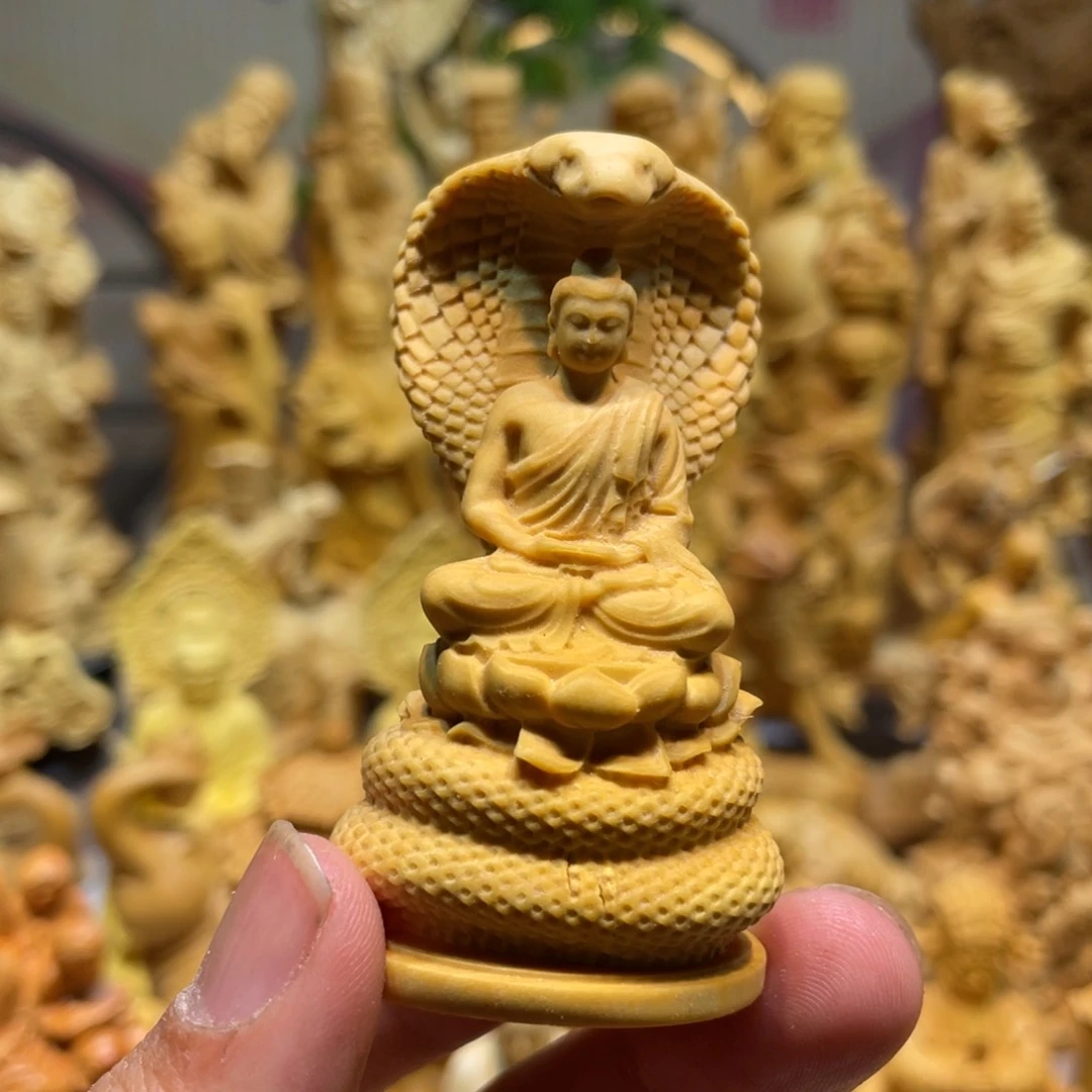 黄杨木黄杨木瑕疵蛇佛