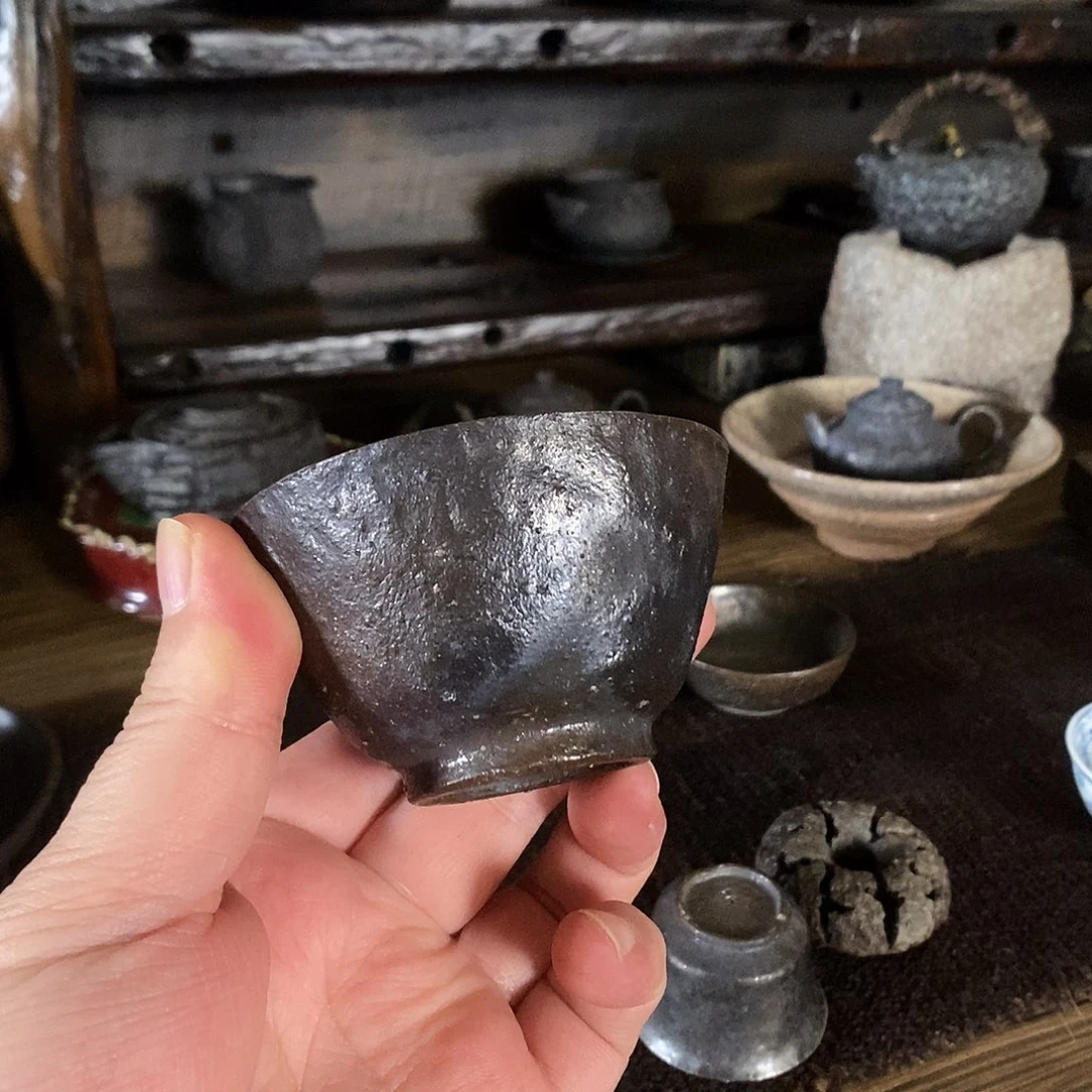 索***南手工制作柴烧茶具