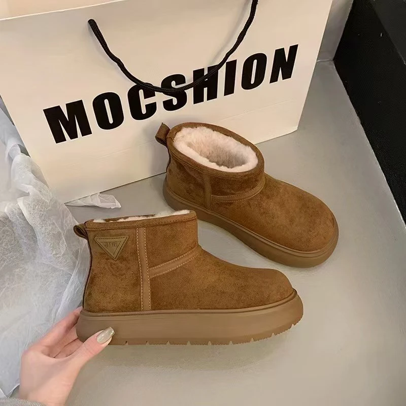 （左右脚）新款洋气好看时尚百搭舒服雪地靴