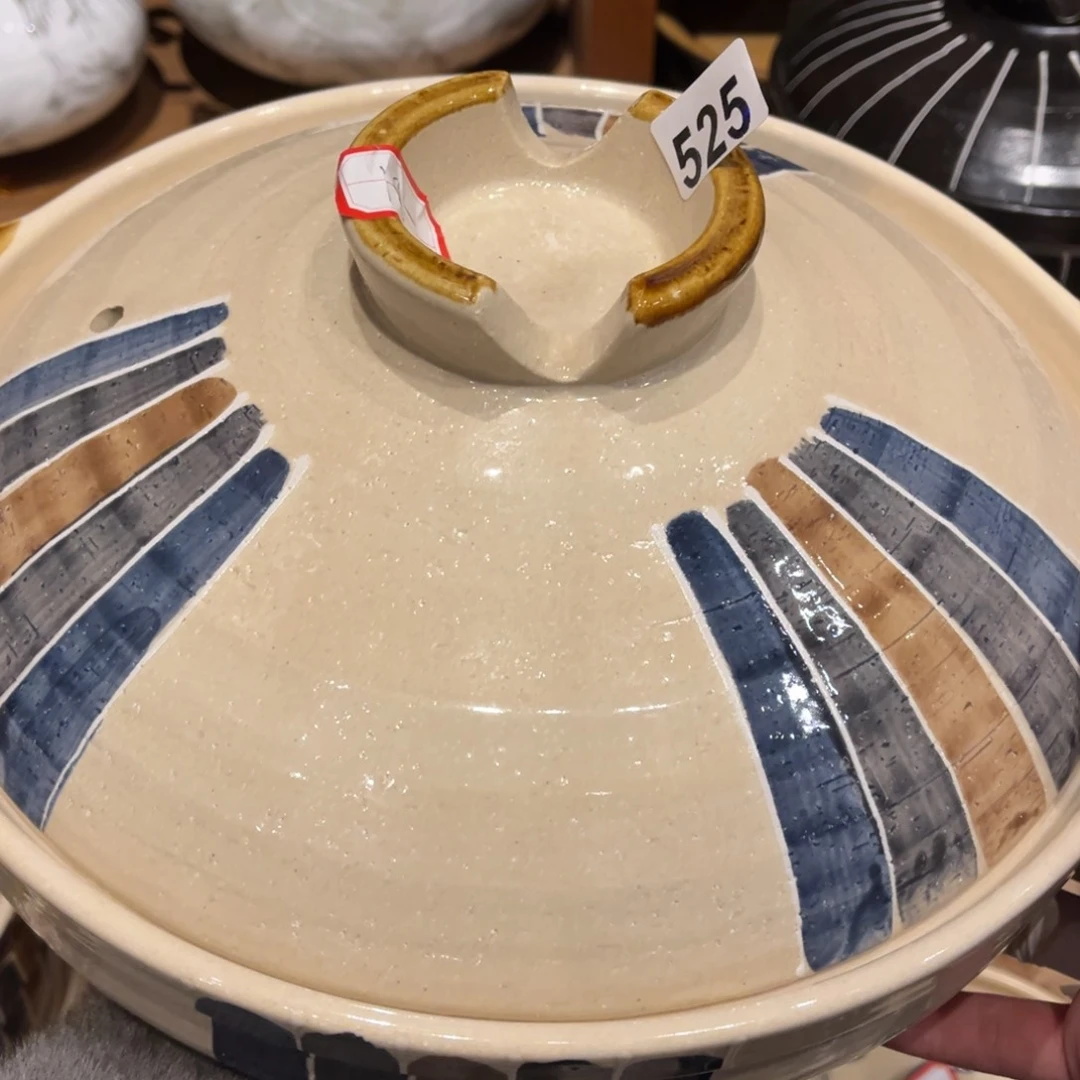 瓷片小*马525号三采砂锅一个