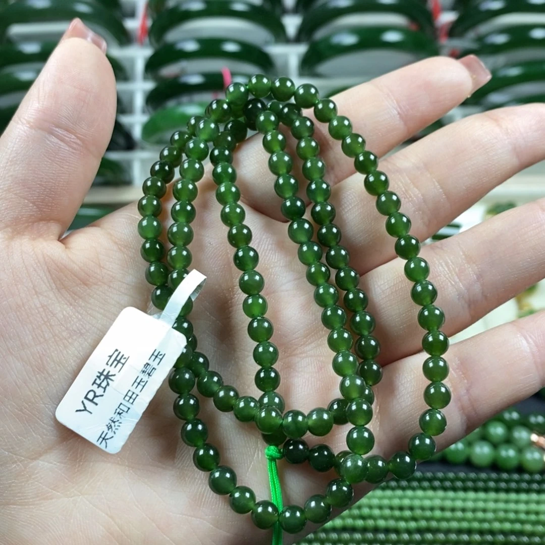 和田玉（碧玉）颈饰未镶嵌5m