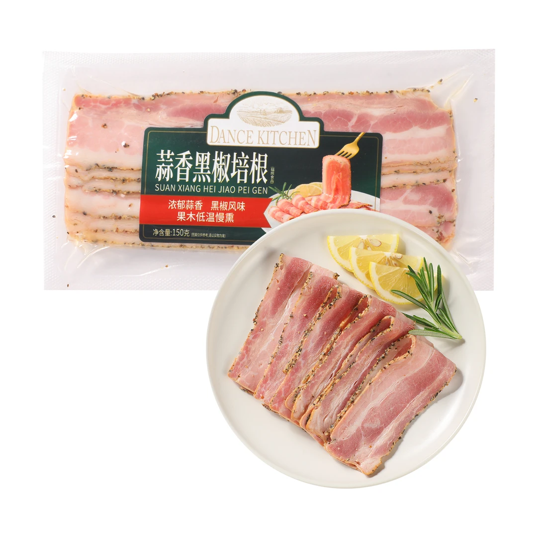 蒜香黑椒培根 150g 早餐露营烧烤 沃尔玛小时达 同城配送