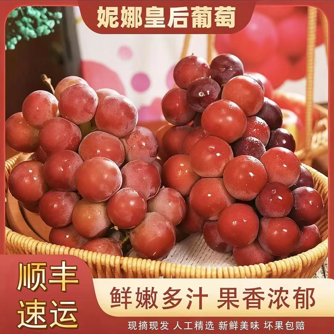 【顺丰速运】妮娜皇后葡萄红宝石新鲜孕妇水果精品颗粒果s6-2