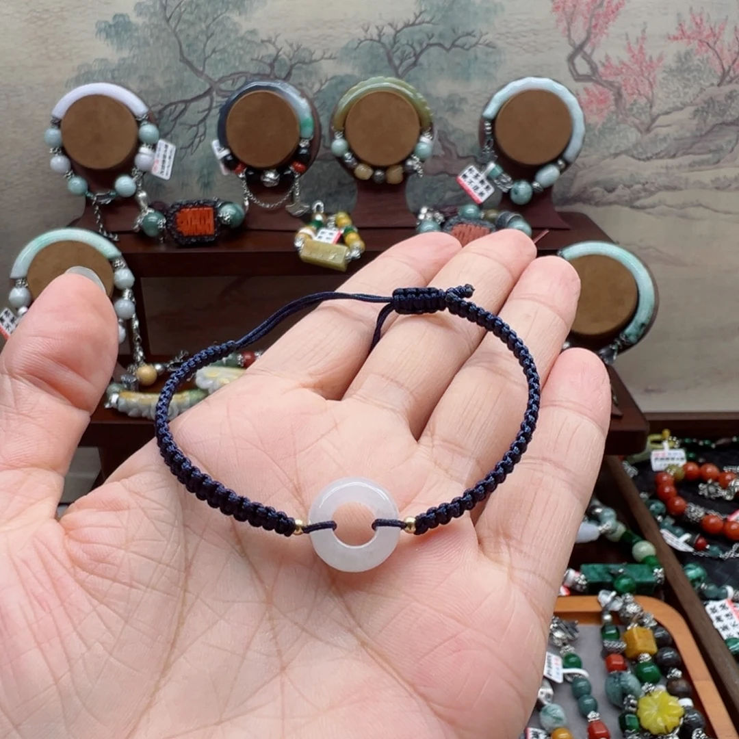 未镶嵌手链翡翠翡翠手绳