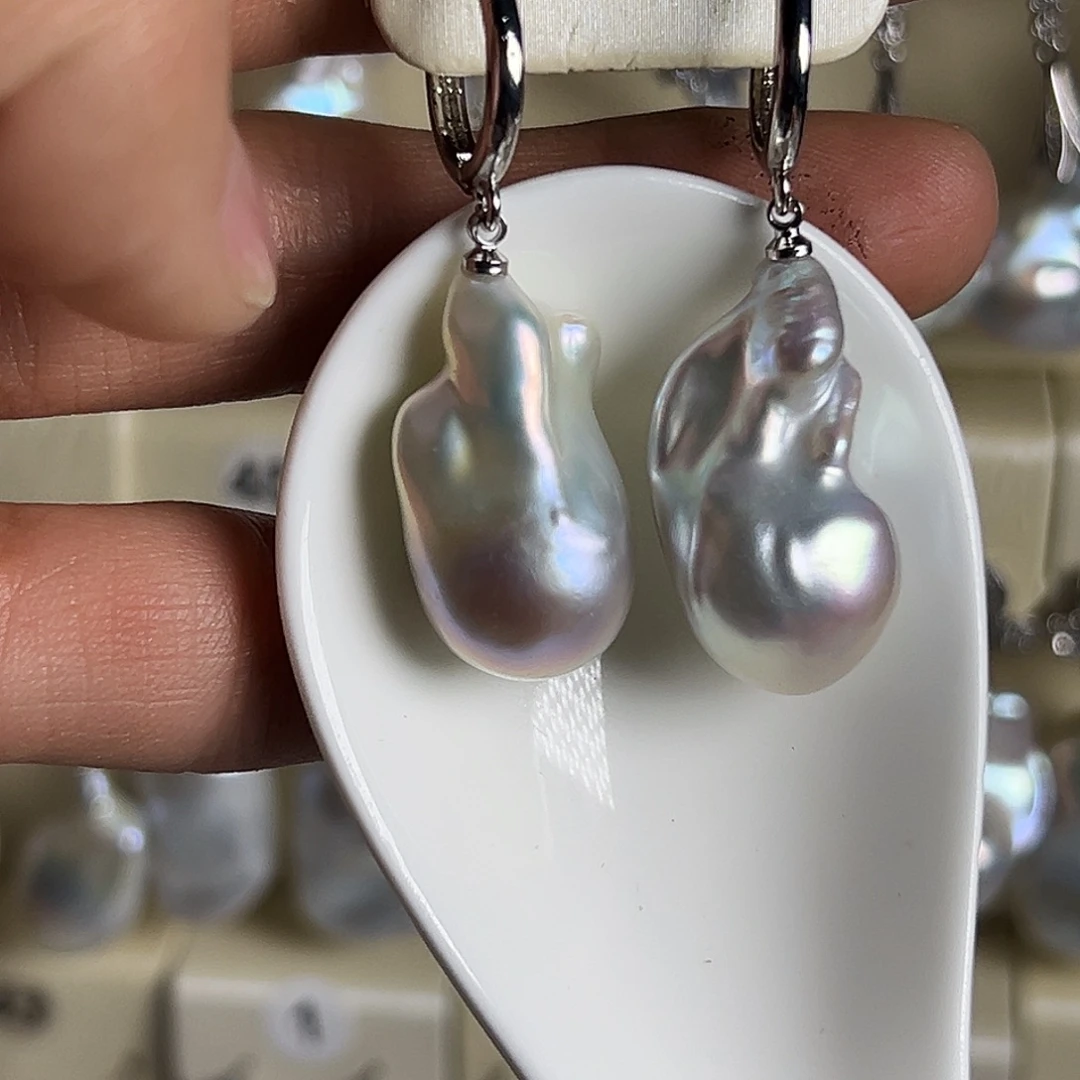 淡水珍珠未镶嵌耳饰