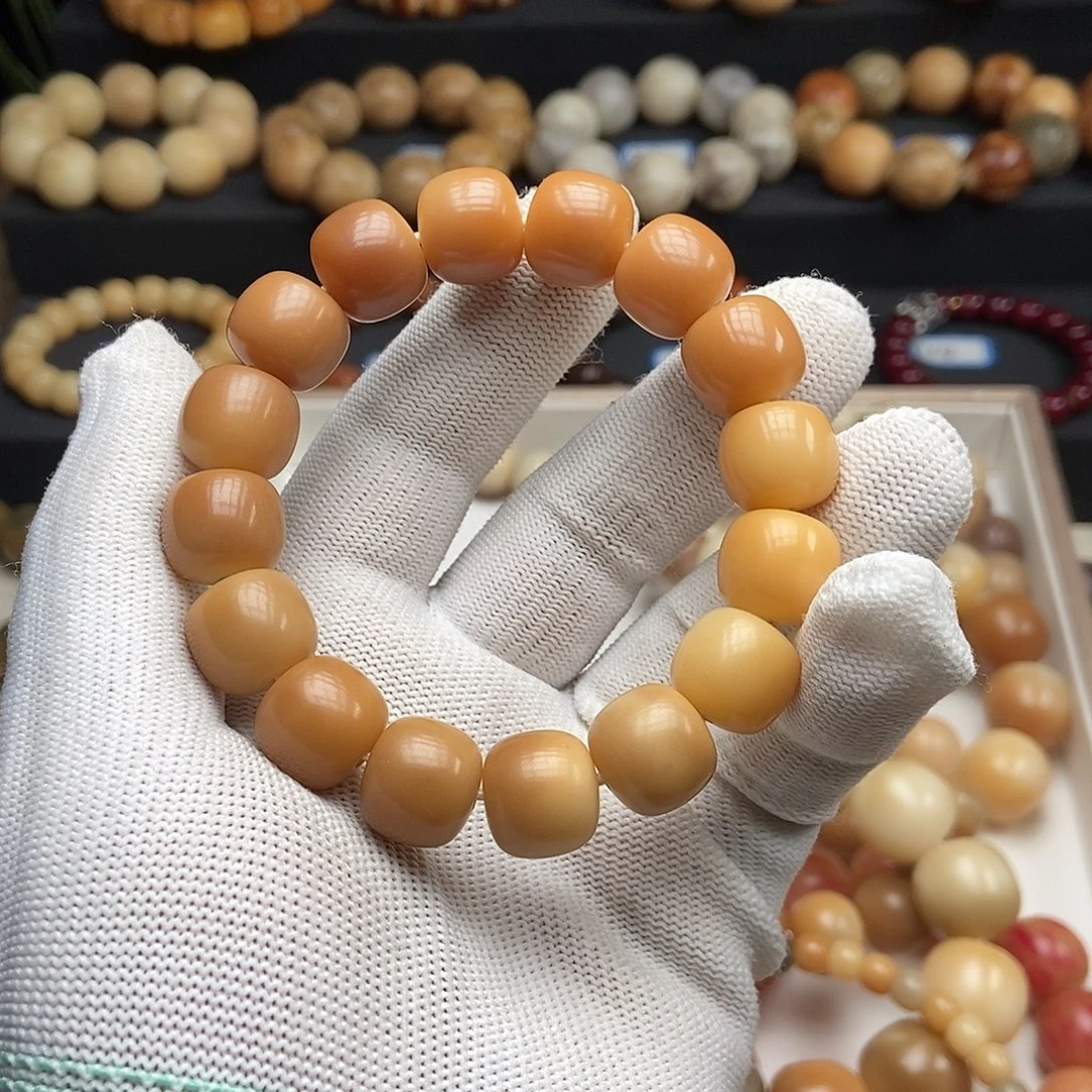 吊坠菩提根/象牙果14mm风化渐变