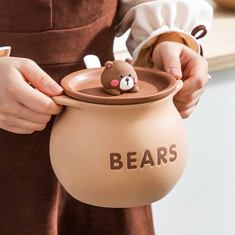 陶瓷猪油罐子耐高温家用带盖带滤网装荤油坛子辣椒油专用的储油盆