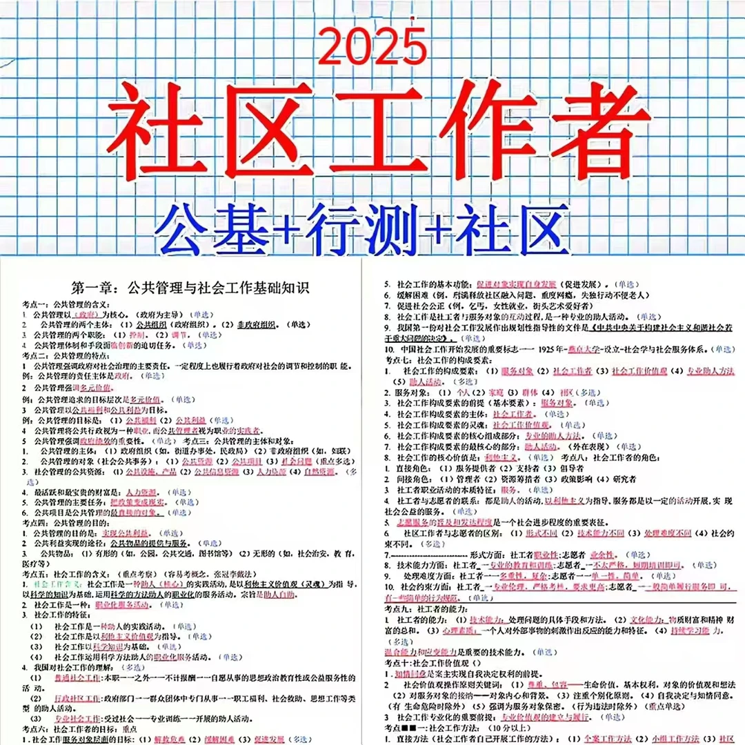 2025社区工作者考试资料公开招聘笔试题库刷题在线刷题题库app