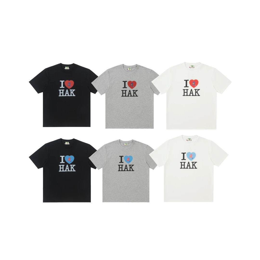 PuffFrog I Love HAK  Slogan Tee"我爱海口"爱心短袖T恤