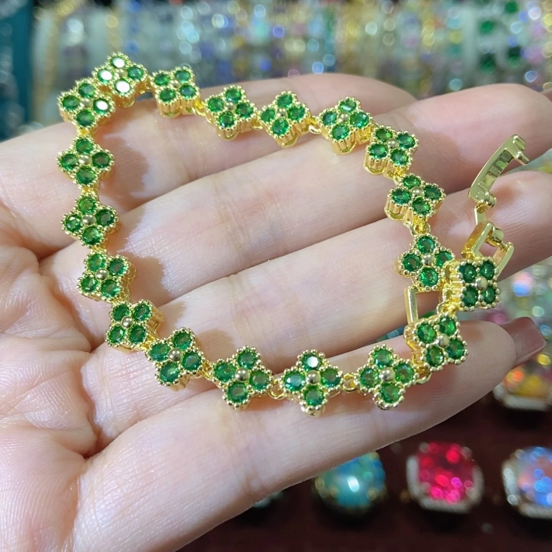 66锆石（处理）手链