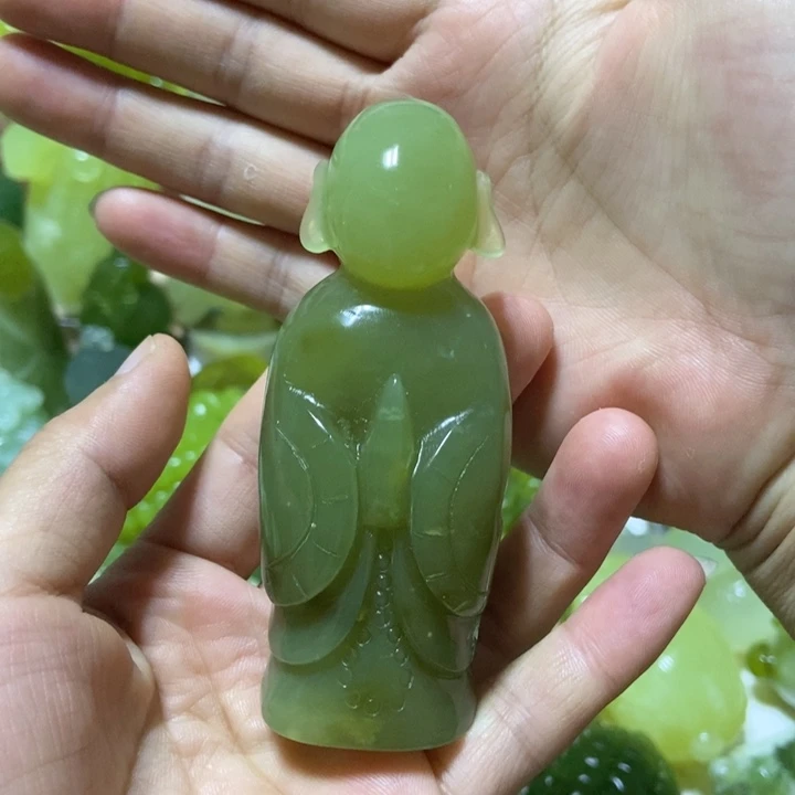 【闪购商品】未镶嵌蛇纹石玉把件