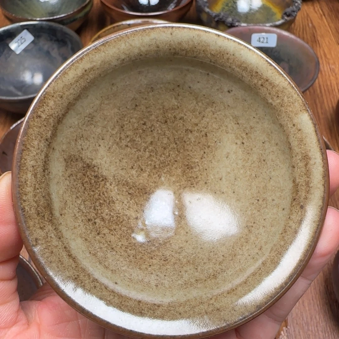 柴烧建盏茶盏茶杯471
