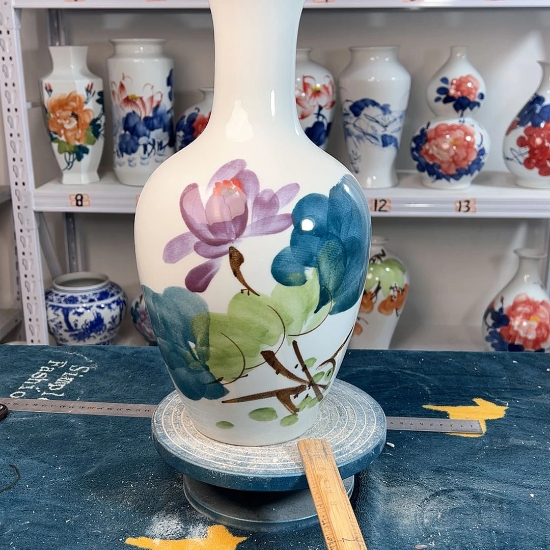 摆件景德镇陶瓷棒鸟