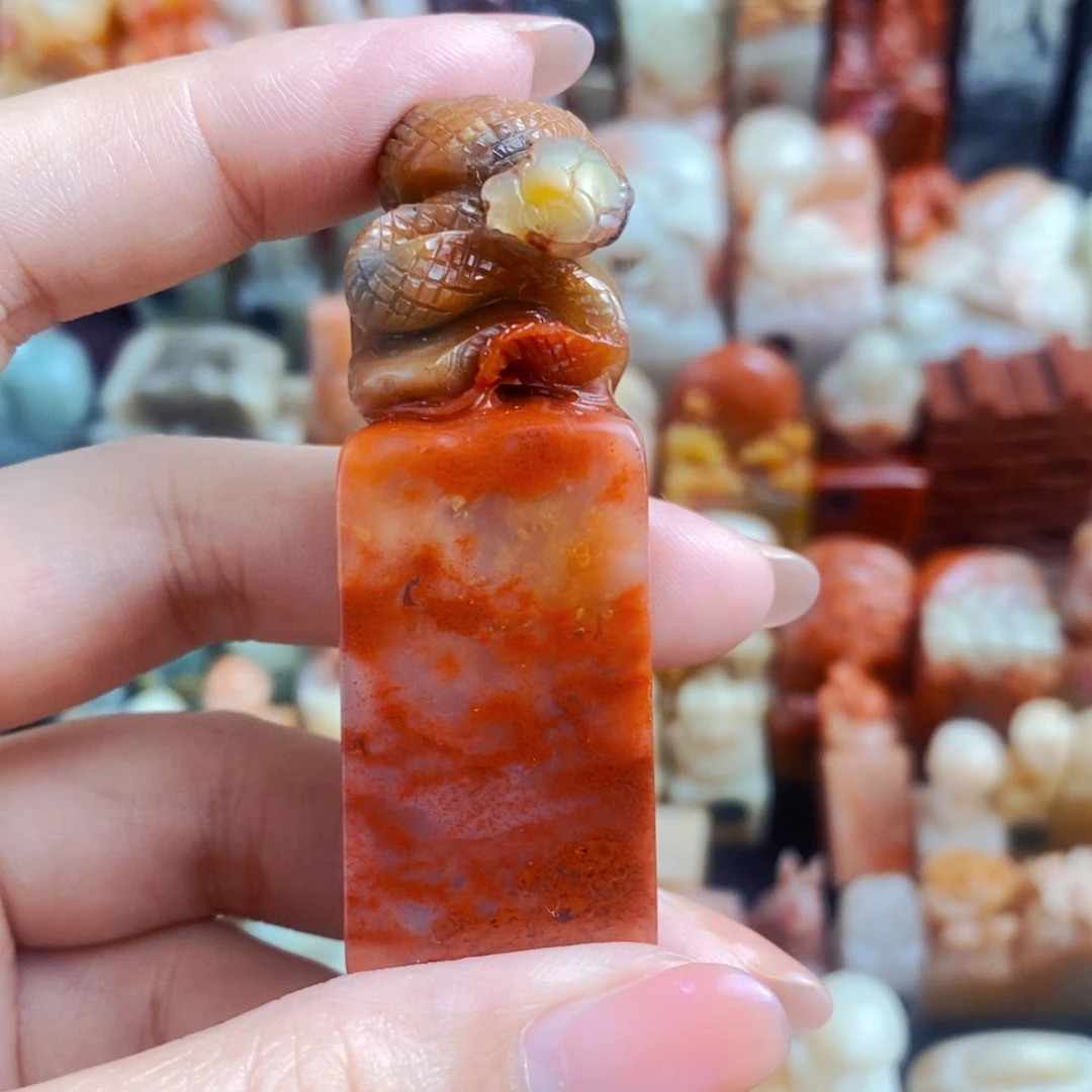 昌化石印石福**?手工篆刻