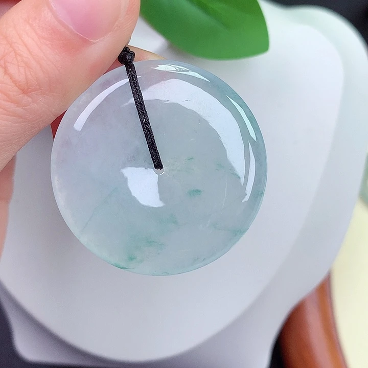 颈饰未镶嵌翡翠74号39.1-6.2mm