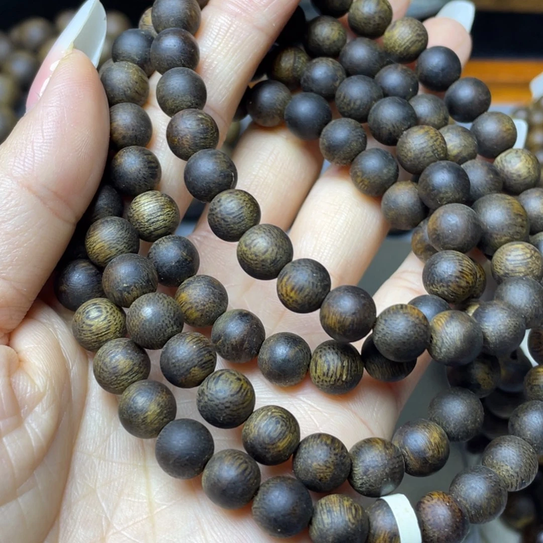 沉香手串棋楠沉香08多圈