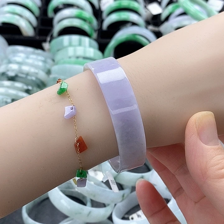翡翠未镶嵌手镯11111