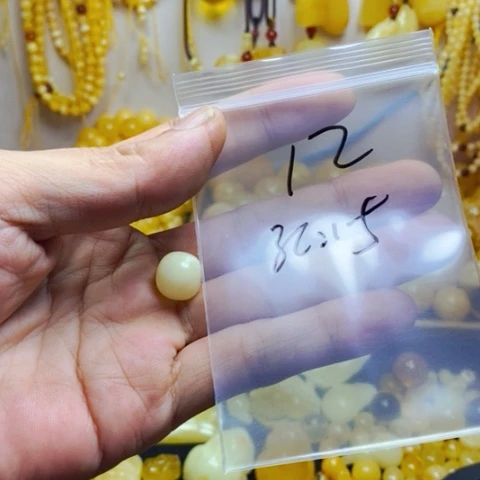未镶嵌蜜蜡裸石昌**牛天然蜜蜡白蜡12.8老型