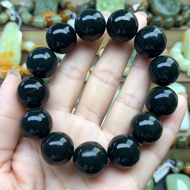 手串未镶嵌透闪石质玉