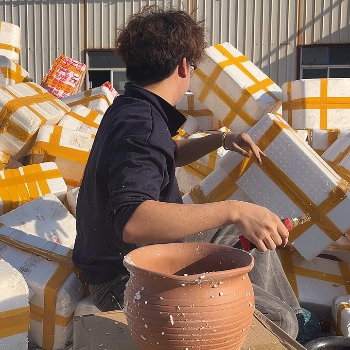 紫砂花盆宜兴紫砂粗陶花盆