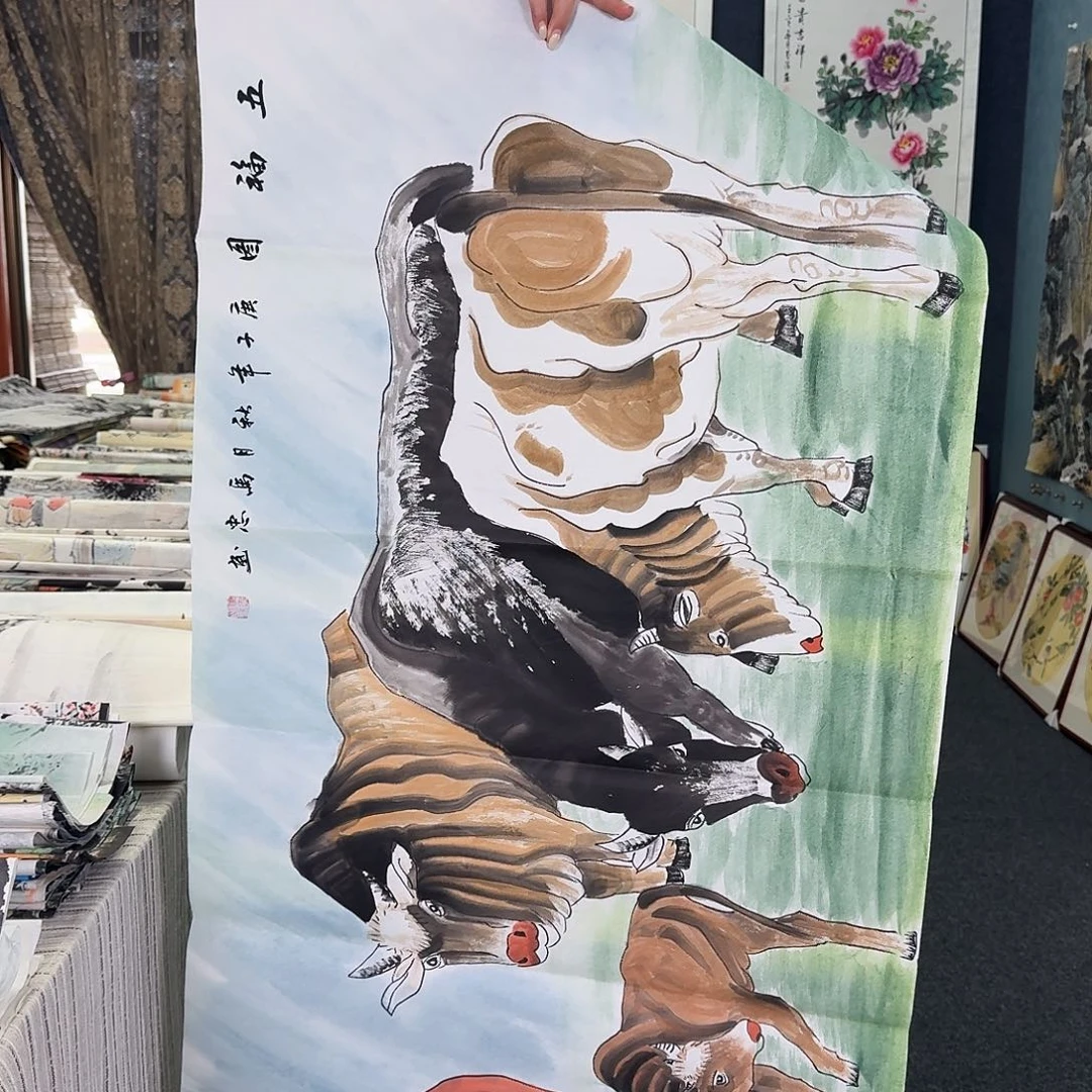 纯手绘国画作品欣赏