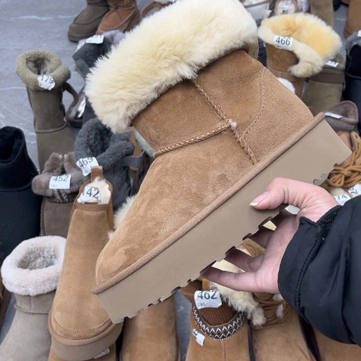 栗色厚底平口38-1