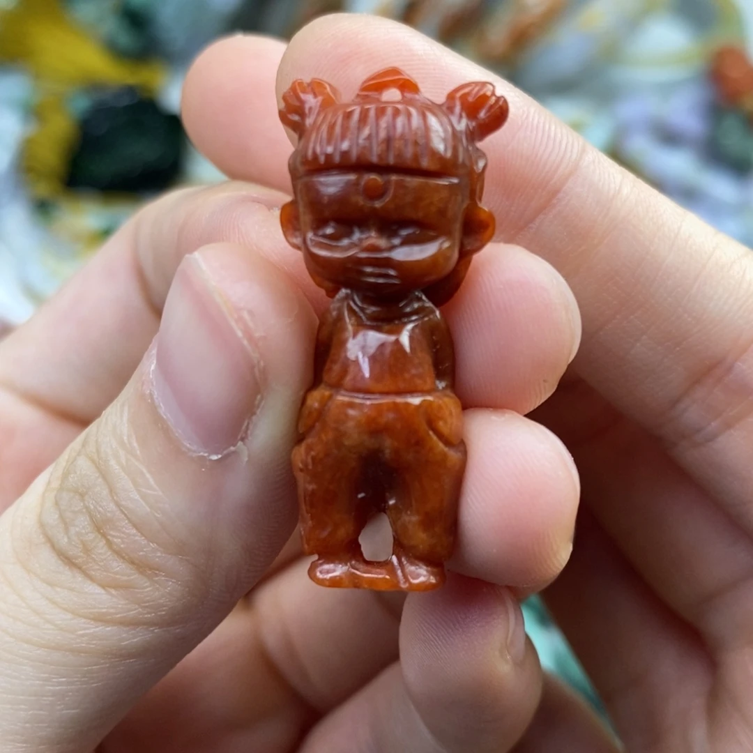 翡翠未镶嵌颈饰吊坠