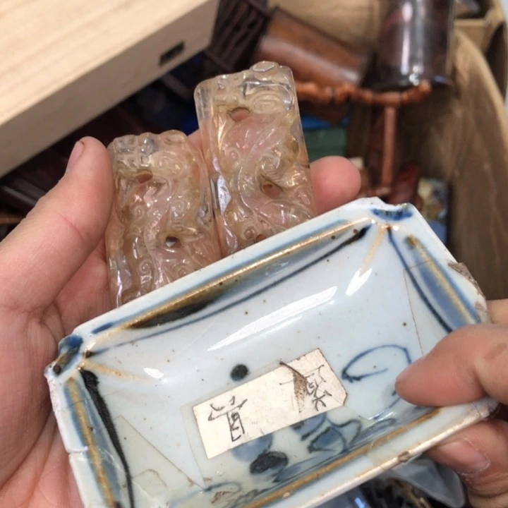 陶瓷孤品单件车里拍