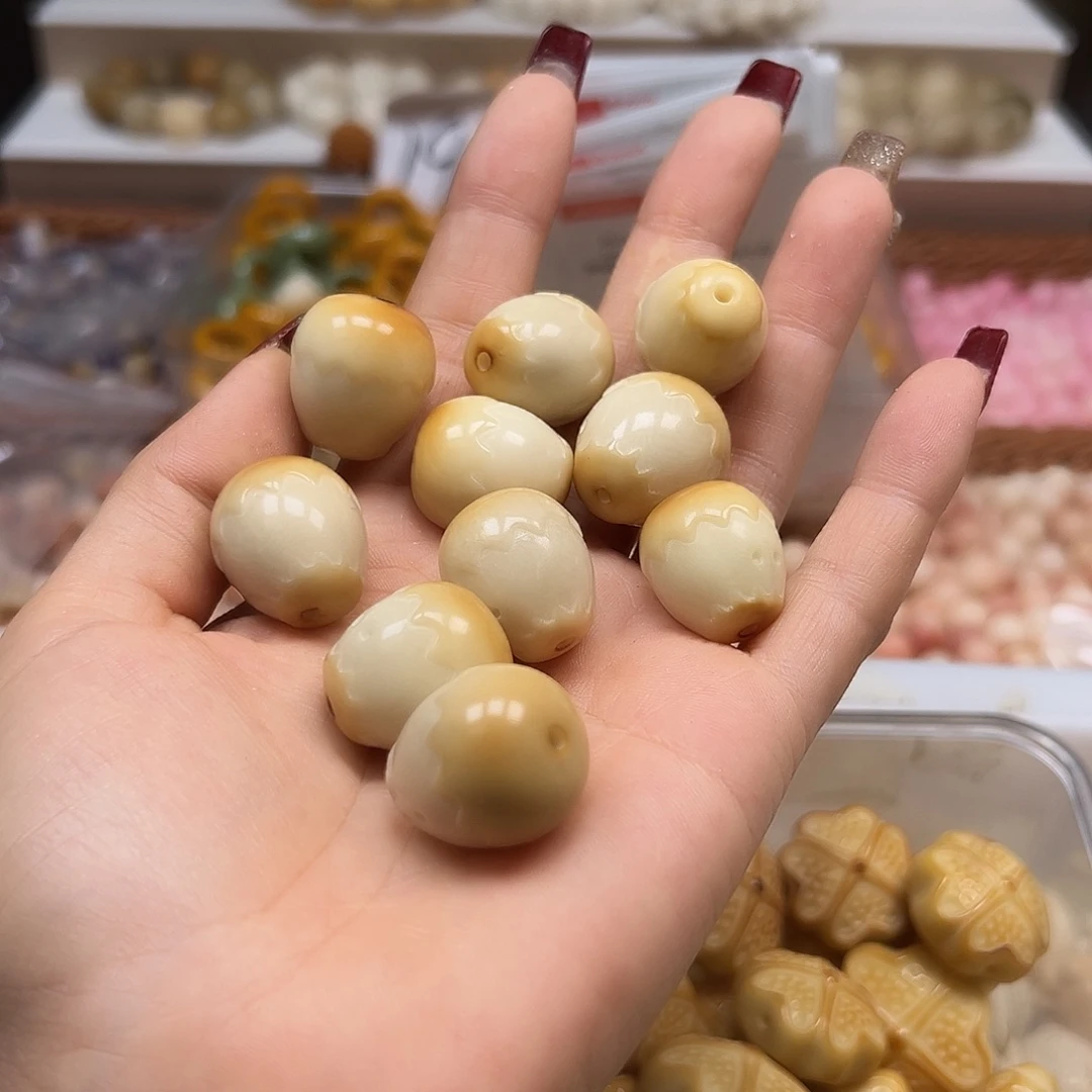 手串菩提根/象牙果瑕疵炭烤蛋仔10颗有裂
