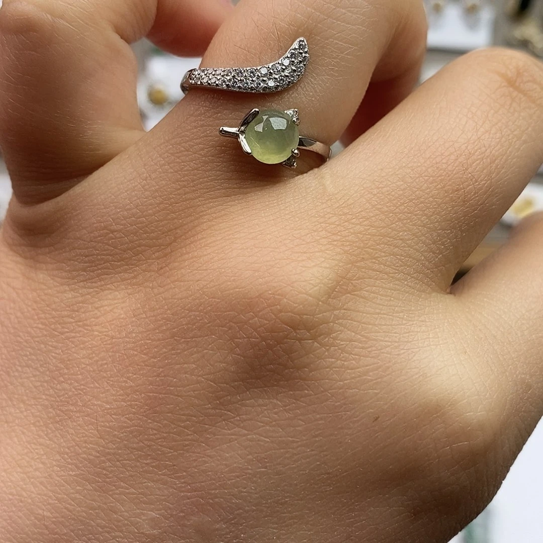 翡翠未镶嵌戒指翡翠