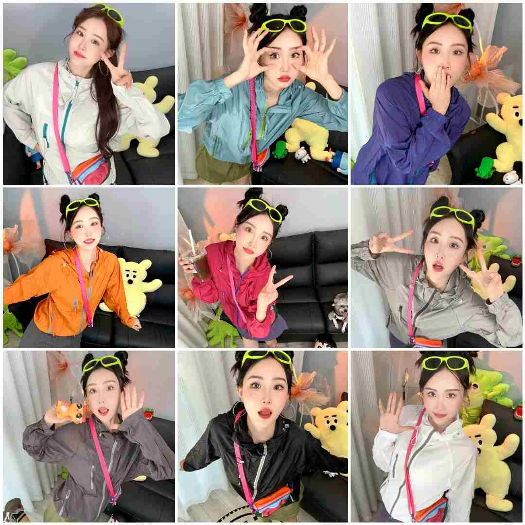 「冰川呼吸孔」UPF50+夏季新款情侣连帽轻薄透气防晒衣户外百搭休闲