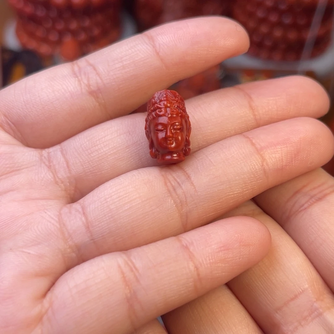 南红玛瑙天然川料瓦西配饰未镶嵌知**乐