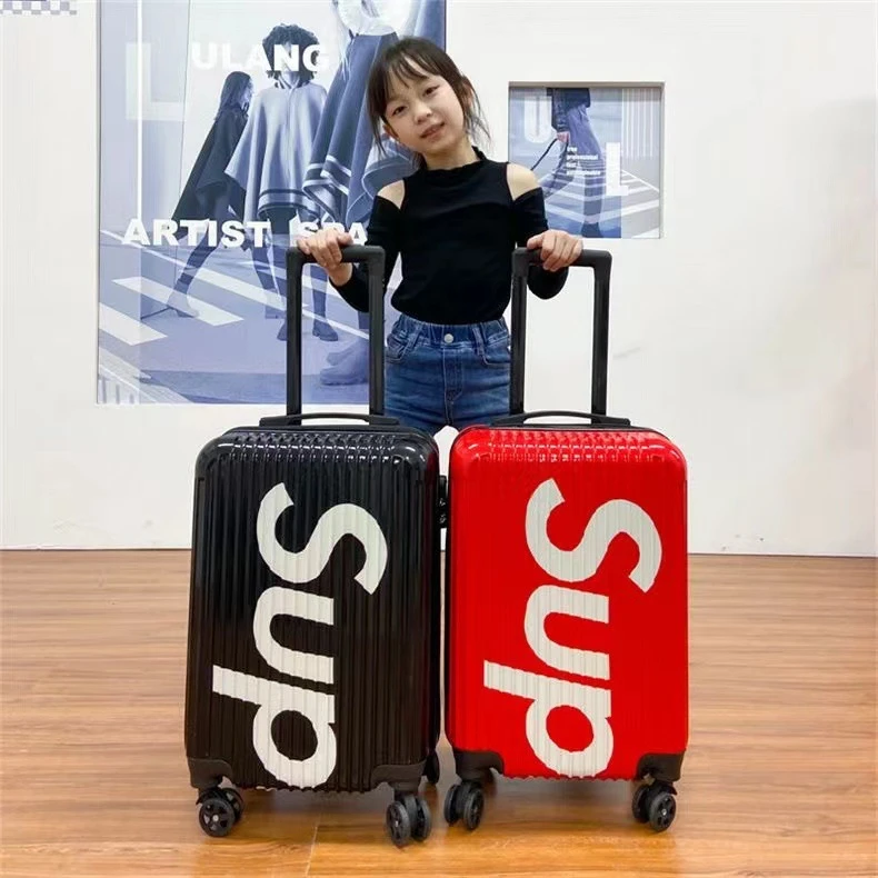 潮流sup学生拉杆箱万向轮儿童行李箱密码锁卡通旅行箱