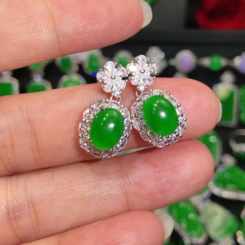 【闪购商品】未镶嵌翡翠耳饰天然翡翠