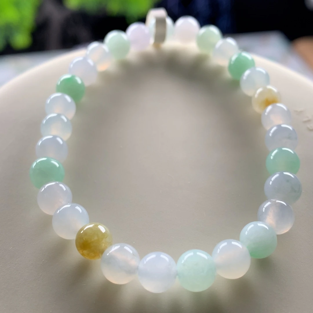 翡翠未镶嵌手链卡6