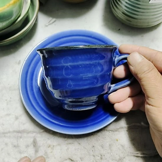 瓷片瓷器，五厂，各种摆件，瓷片！宝石蓝一套！