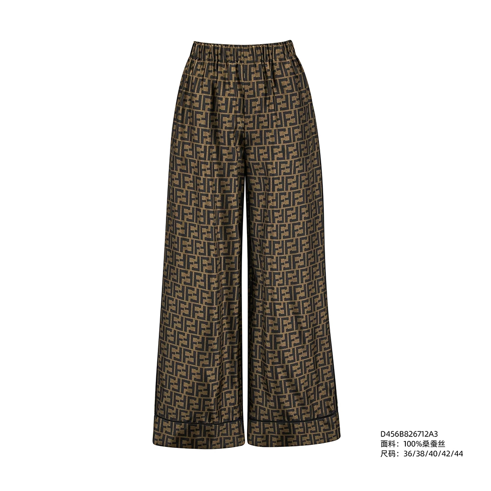 FENDILOR小怪兽25年春夏款女士休闲裤 D456B826712A