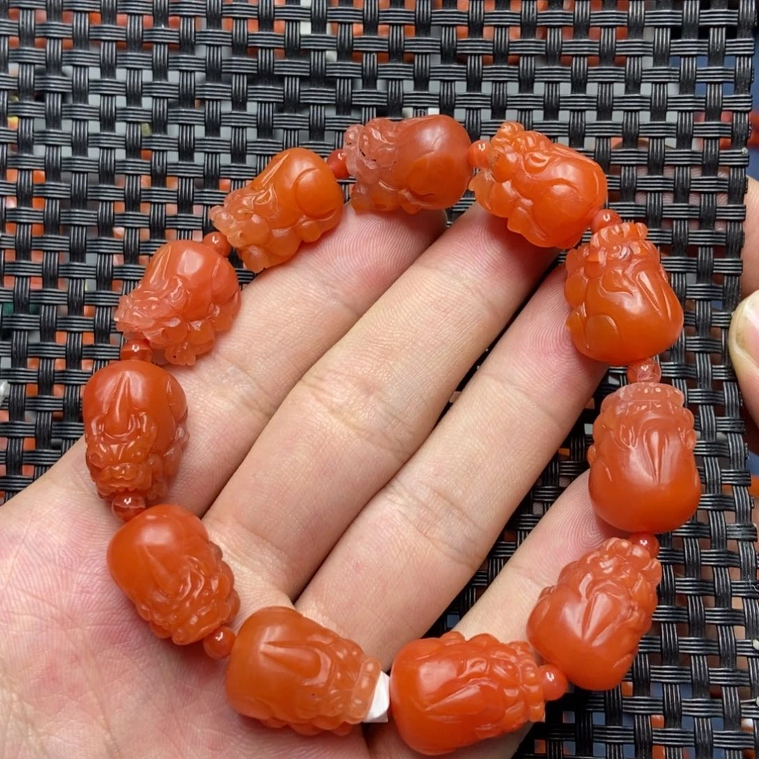 南红玛瑙未镶嵌手串