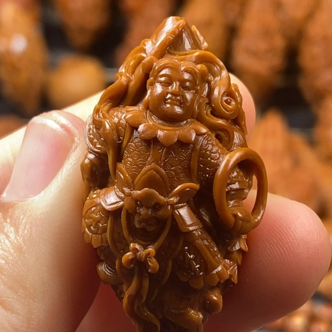 橄榄核手串/手链2.2哪吒+二郎神单子 定做款吊坠