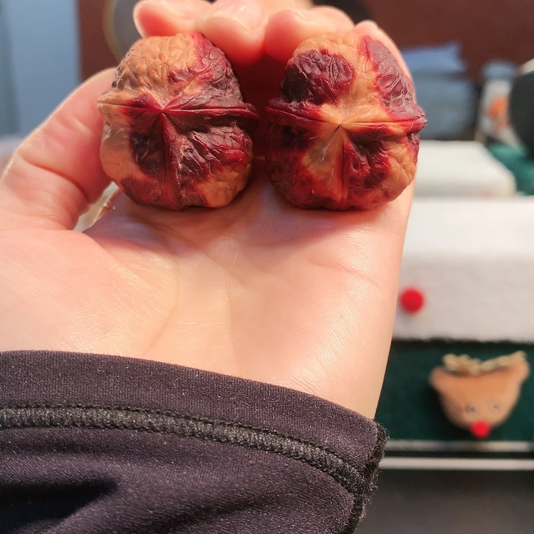 【闪购商品】吊坠文玩核桃七星纹三棱