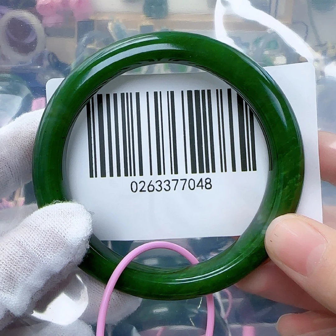 和田玉（碧玉）手镯未镶嵌5859