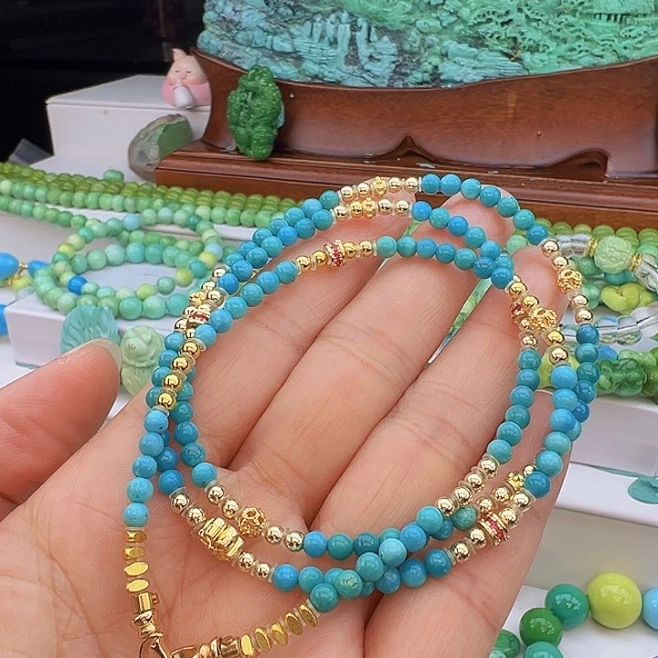 未镶嵌绿松石项链