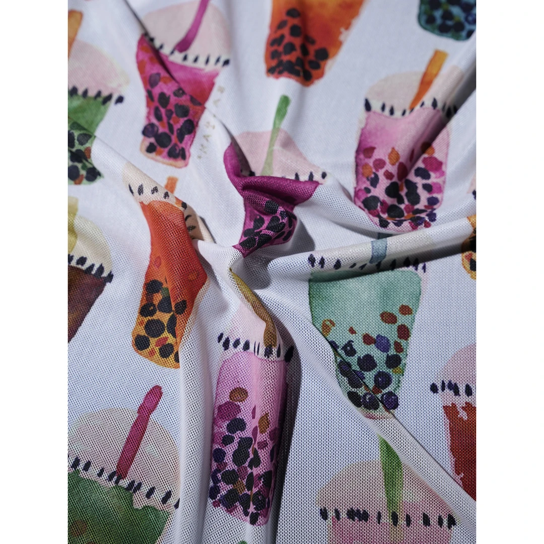 HZHJ 雪糕面料半米 时尚法式气质网纱0195（不支持七天无理由）