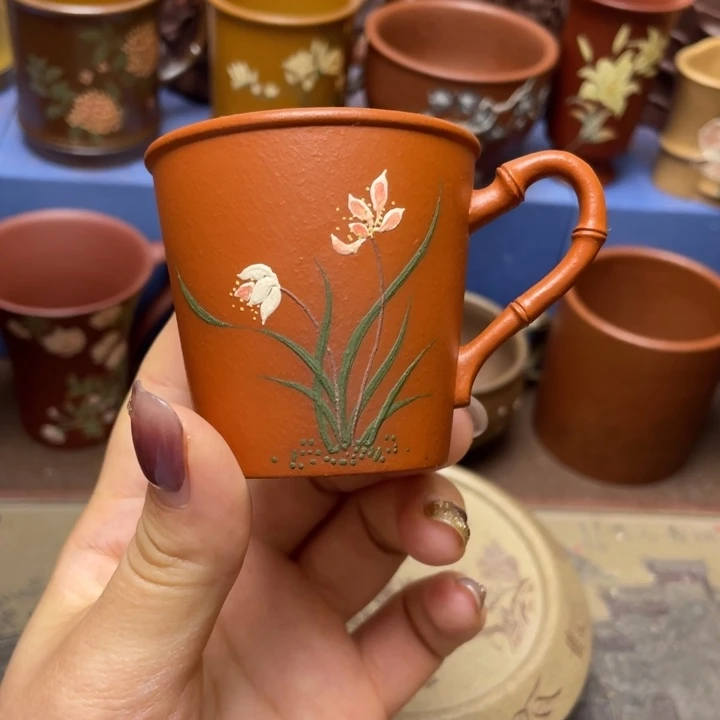 紫砂茶杯紫砂主人杯