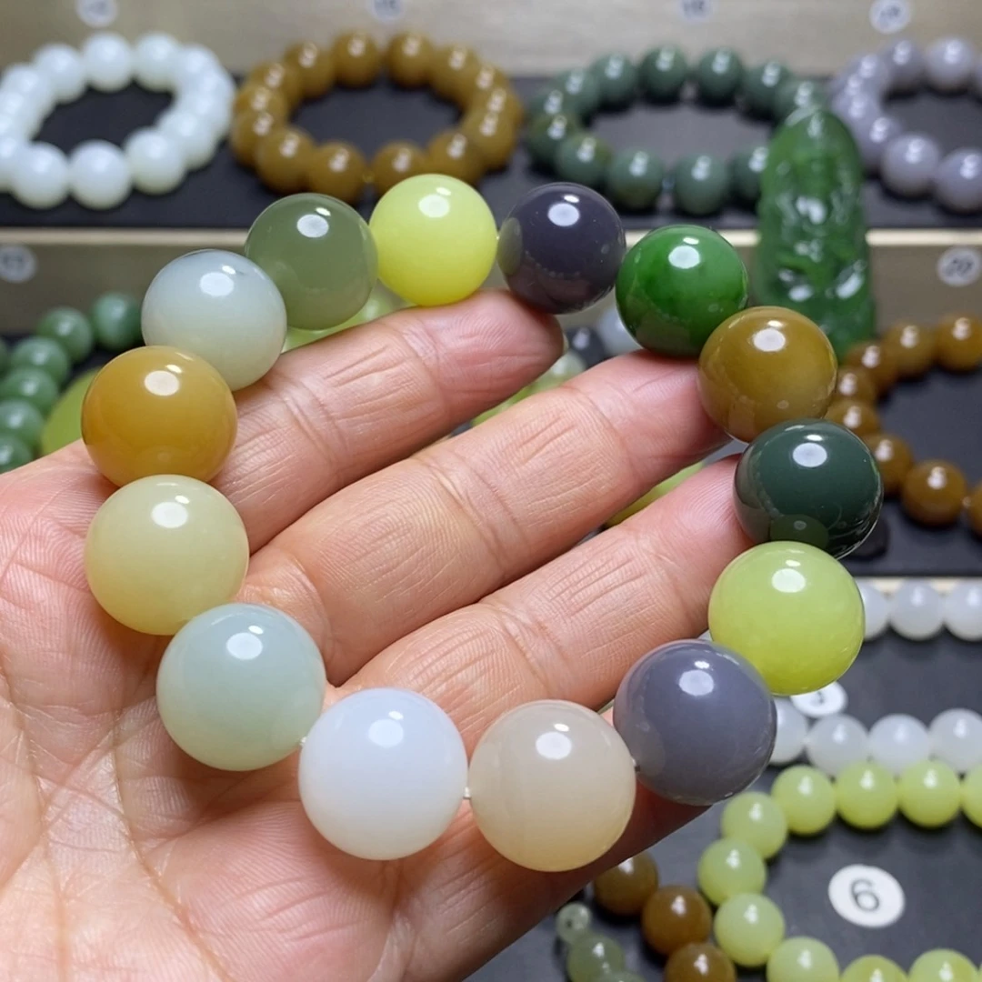 和田玉手串未镶嵌