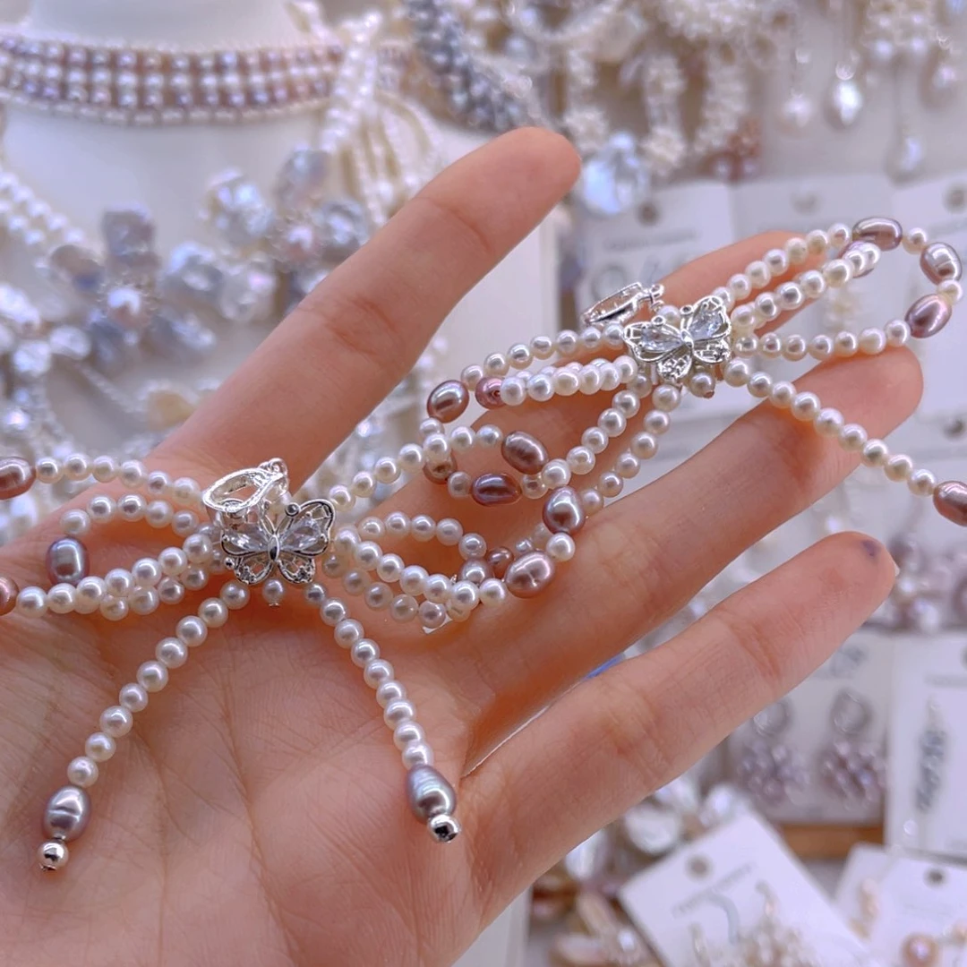 未镶嵌耳饰淡水珍珠