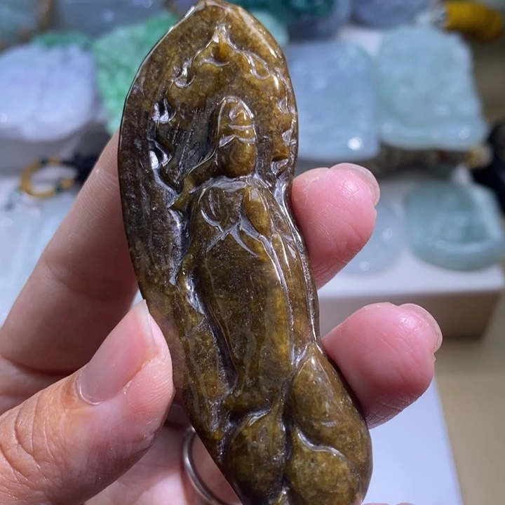 【闪购商品】颈饰未镶嵌翡翠观音